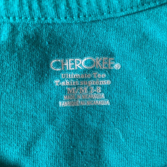 💗3/$18💗Cherokee Basic Teal Long Sleeve - Picture 4 of 4